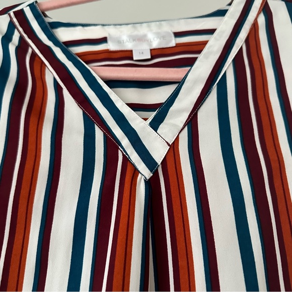 Multicoloured Striped Top by StalkBuyLove - Picture 3 of 5
